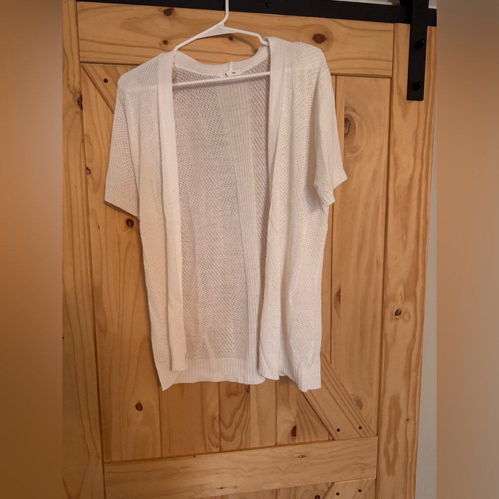 White lace cardigan